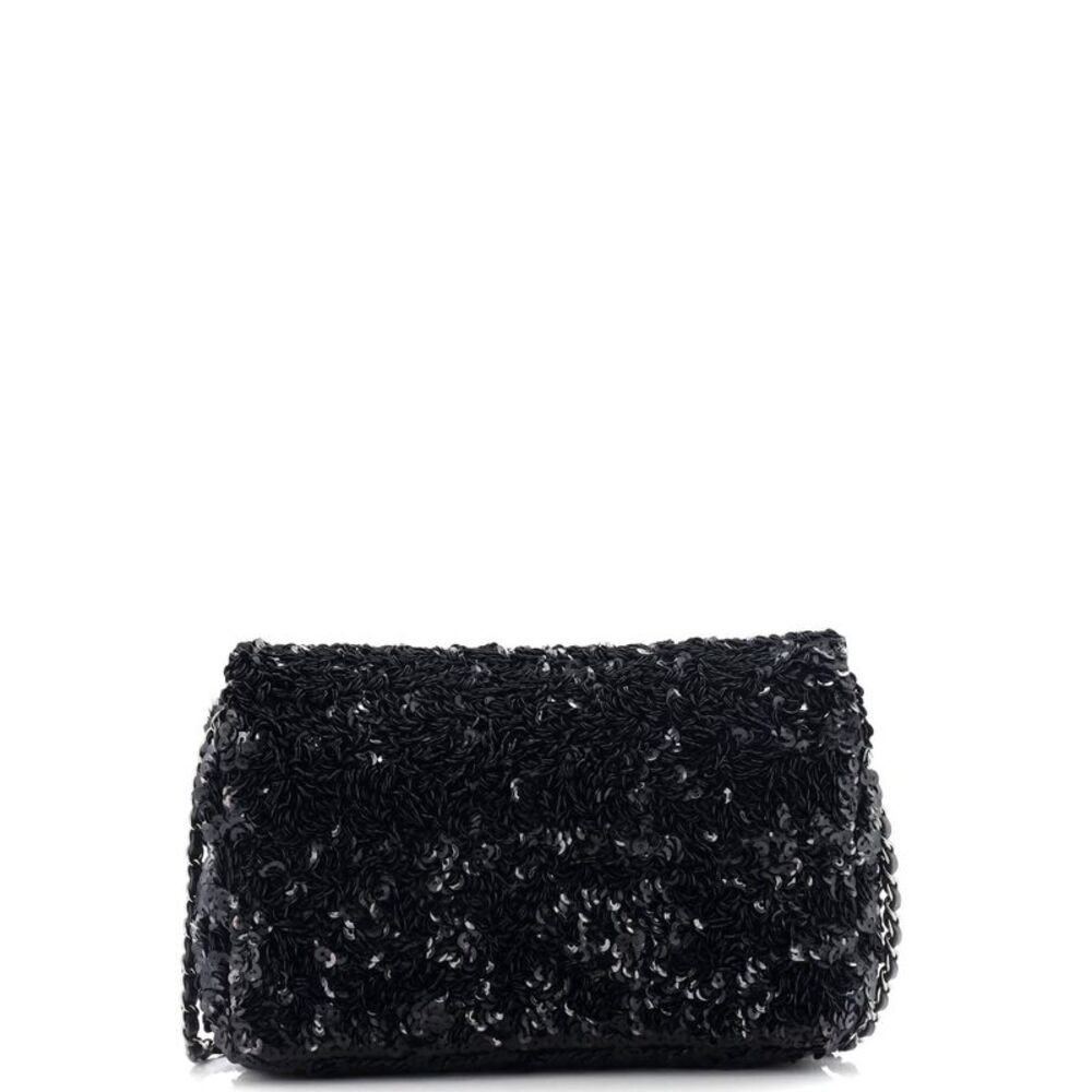 Chanel Flap Bag Sequins Mini Black - Picture 3 of 7